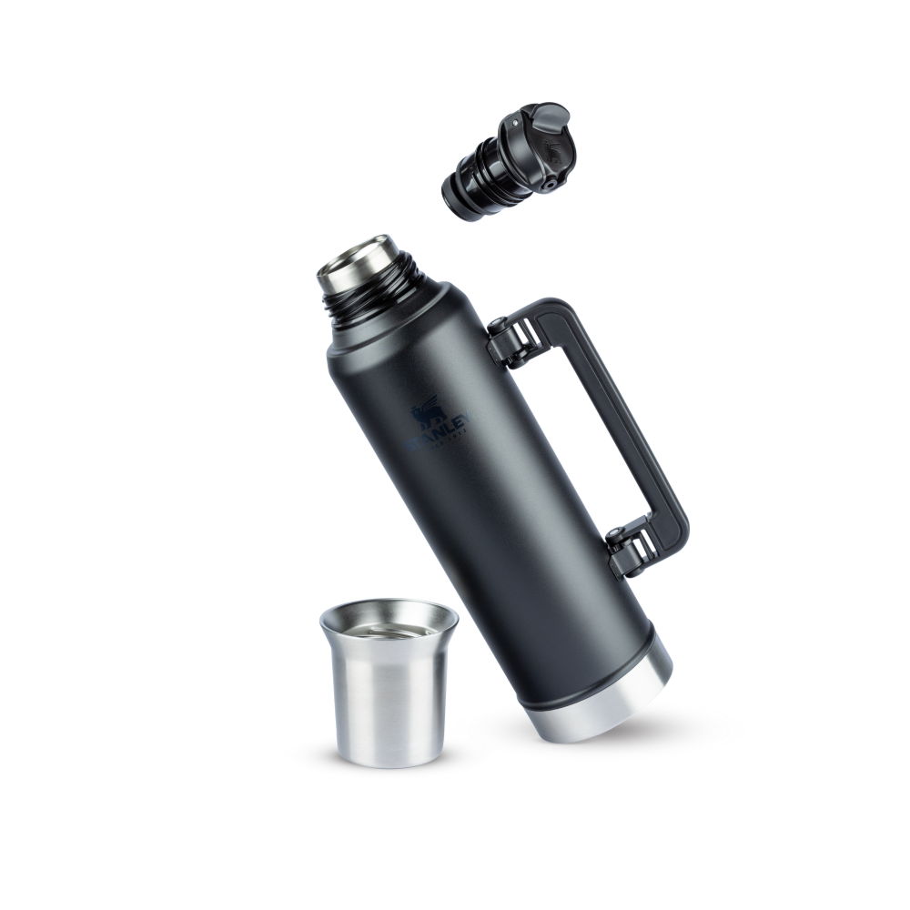 Garrafa Térmica Mate System Matte Black | 1.6L