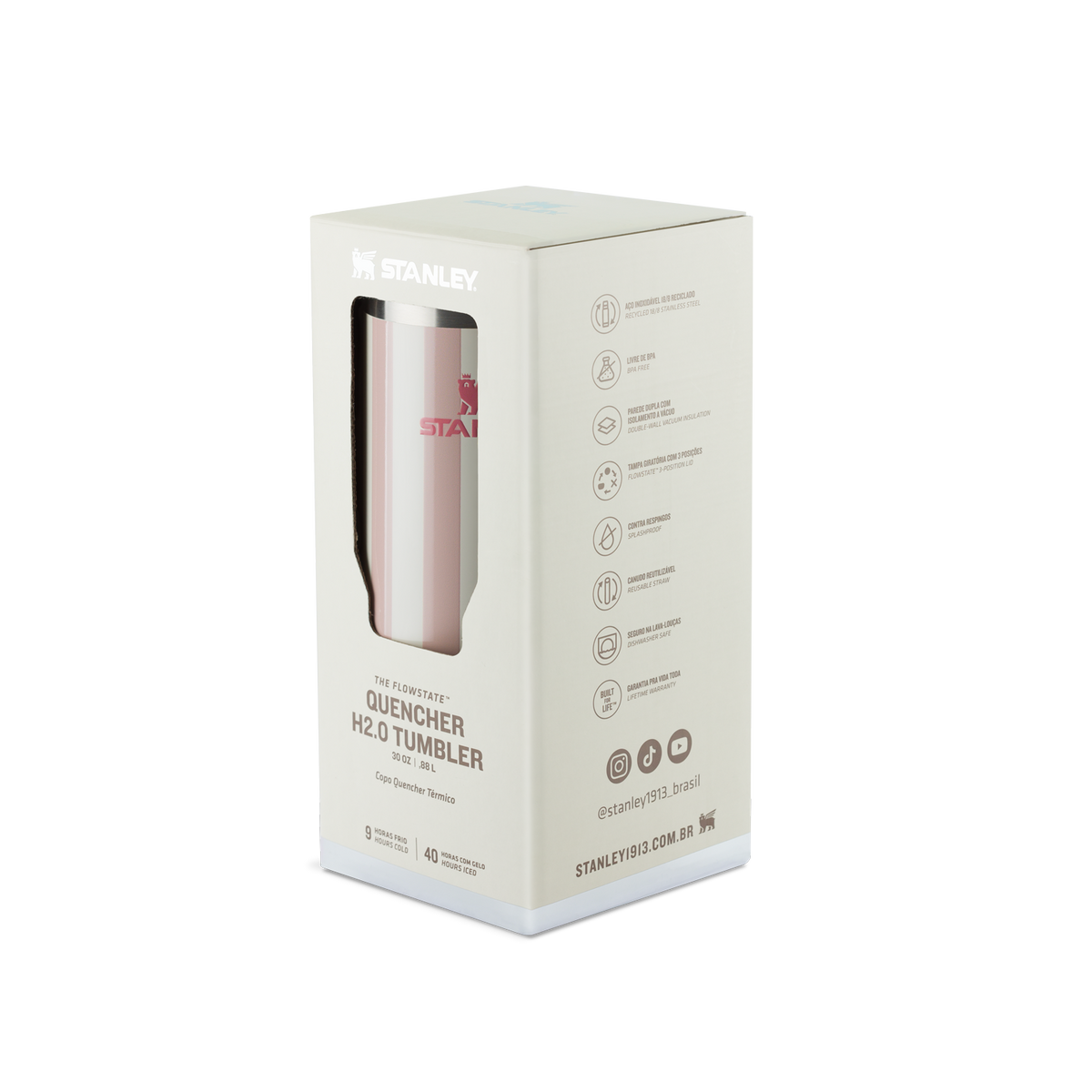 Copo Quencher Peach Whip Cabana Gloss | 887ml