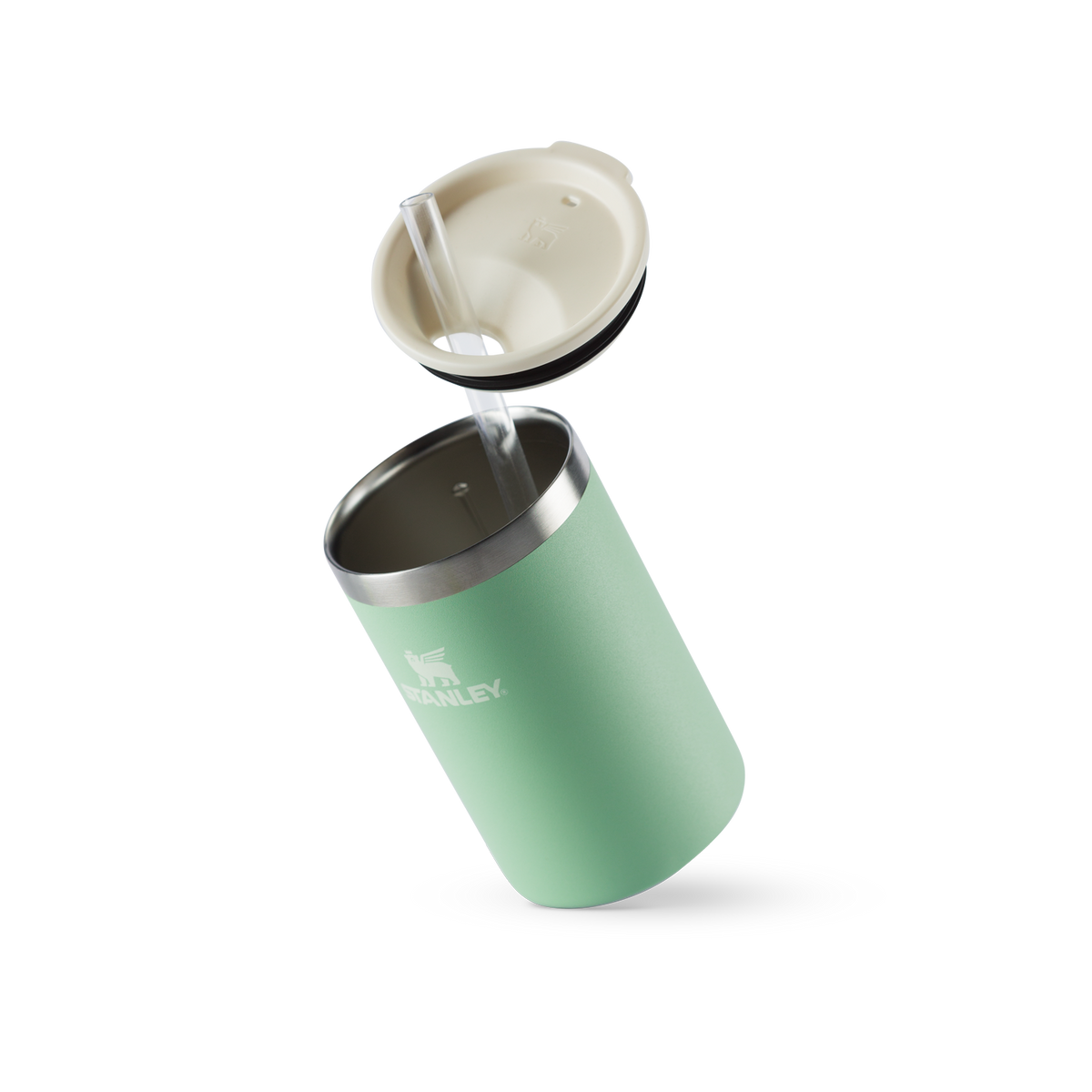 Can Cooler com canudo Pistachio | 296ML