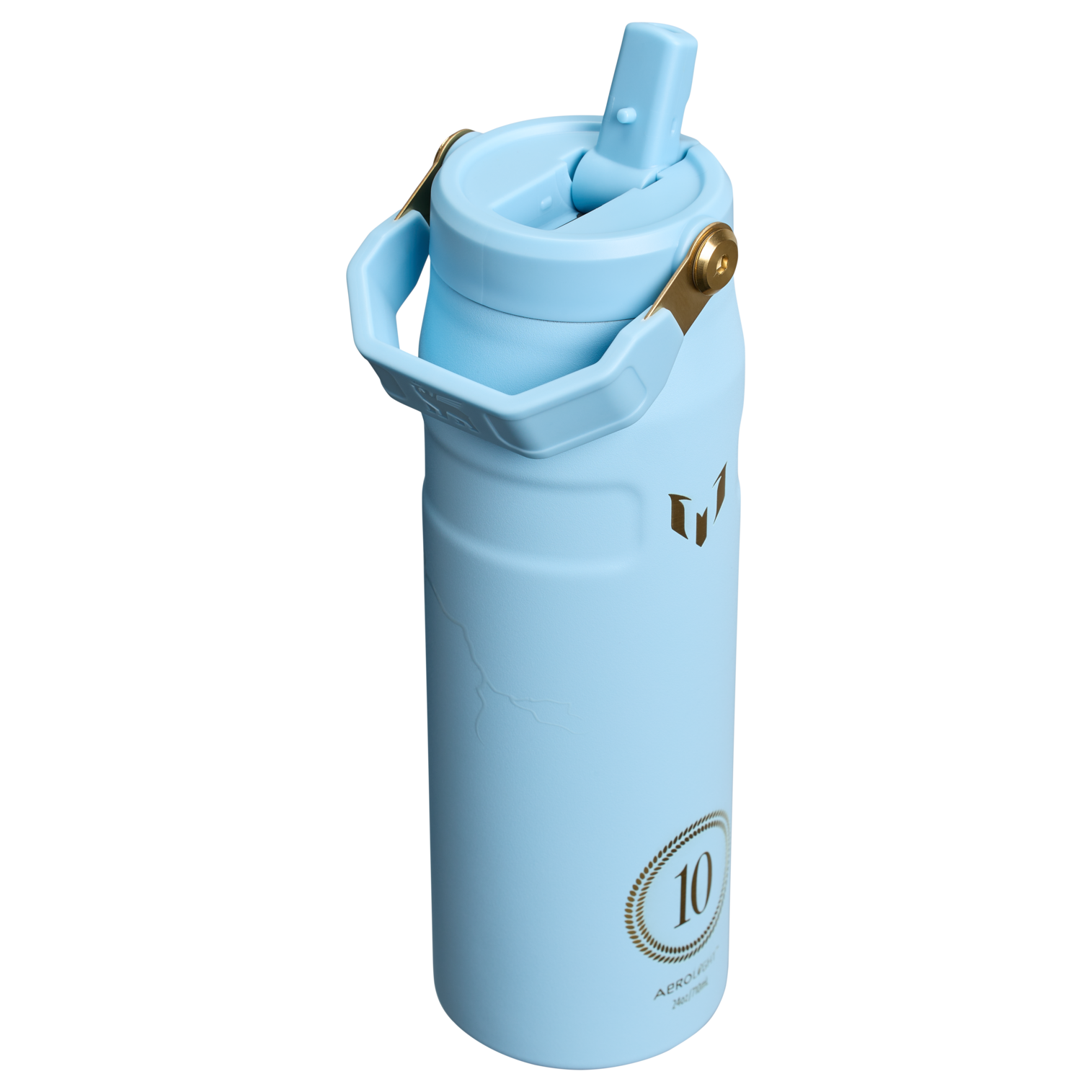 Garrafa Térmica Aerolight Flip Straw Messi Blue Stanley | 710ml