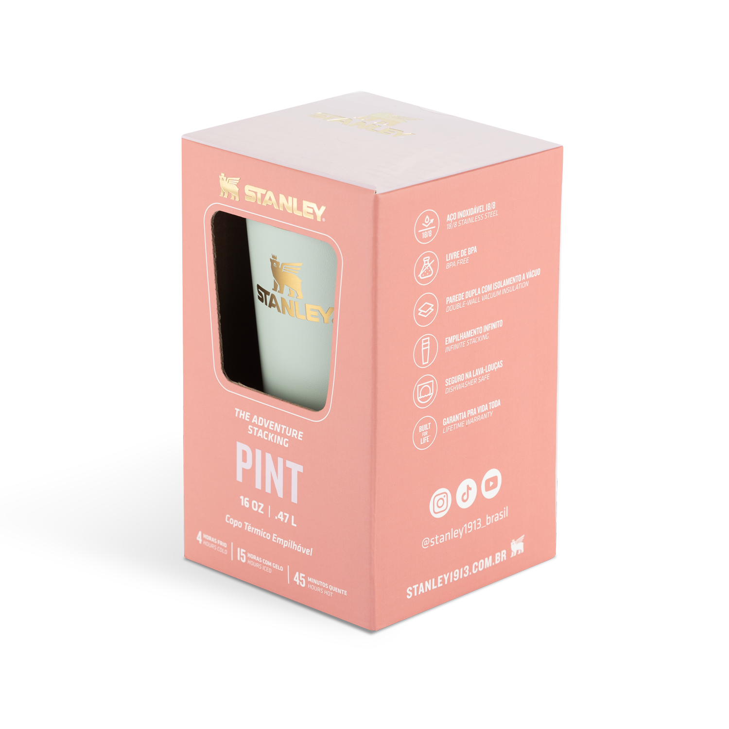 Copo Térmico De Cerveja Gilded Pomegranate | 473ml