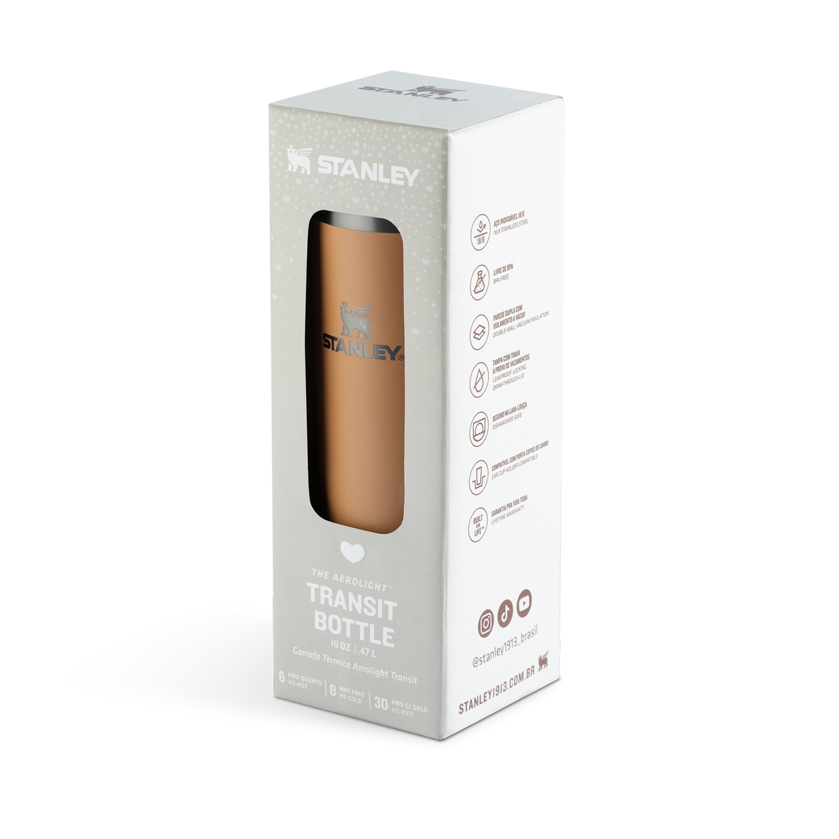 Garrafa Térmica Aerolight Transit Camel | 473ml