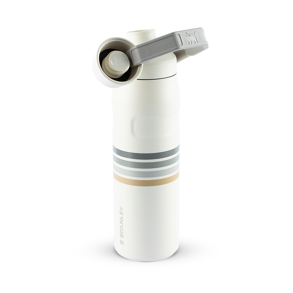 Garrafa Térmica Aerolight Fast Flow Varsity Cream Ash Stripes | 710ml