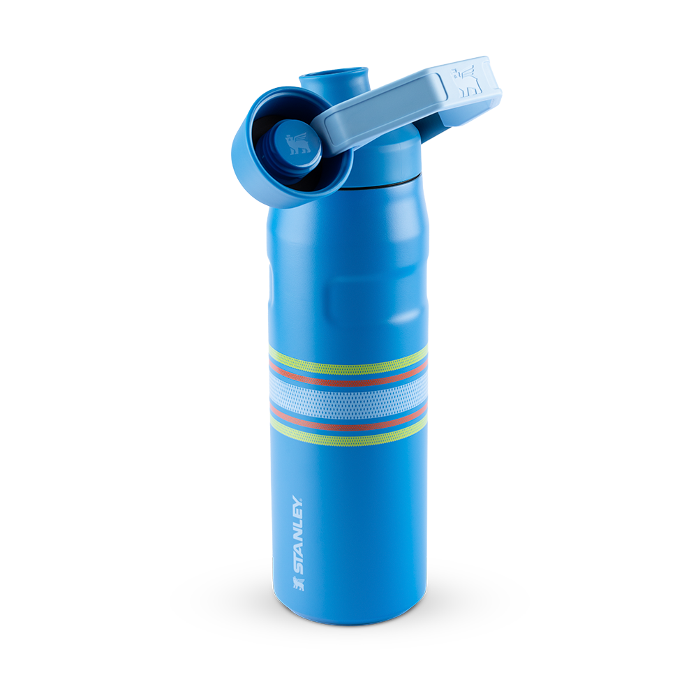 Garrafa Térmica Aerolight Fast Flow Varsity Azure Stripes | 710ml