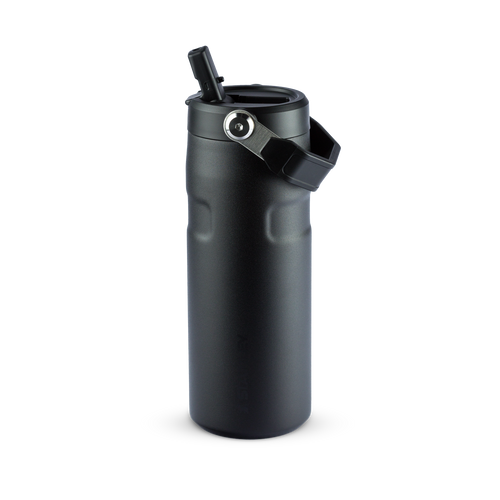 Garrafa Térmica Aerolight Flip Straw Black | 473ml