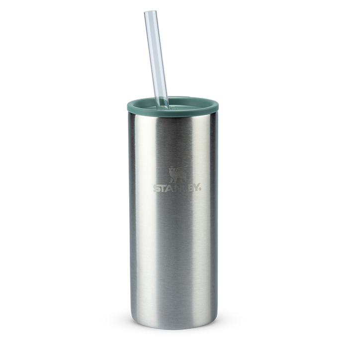 Can Cooler Slim com canudo Stainless Steel Shale | 296ML