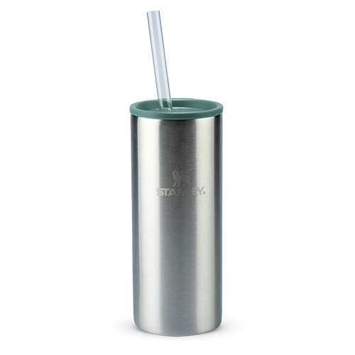 Can Cooler Slim com canudo Stainless Steel Shale | 296ML