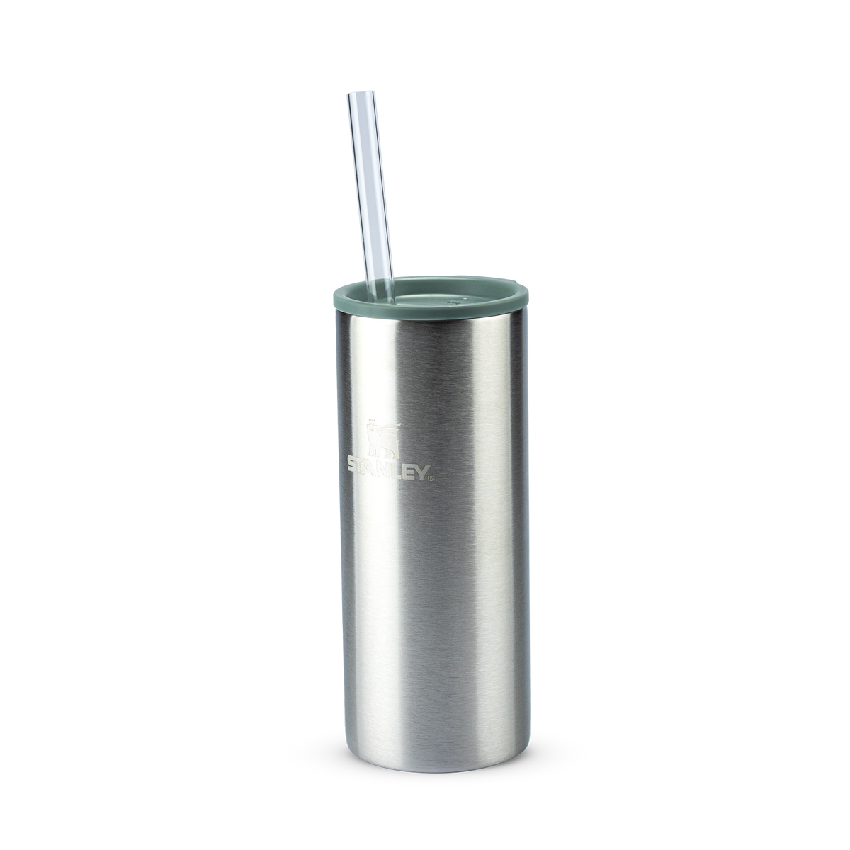 Can Cooler Slim com canudo Stainless Steel Shale | 296ML