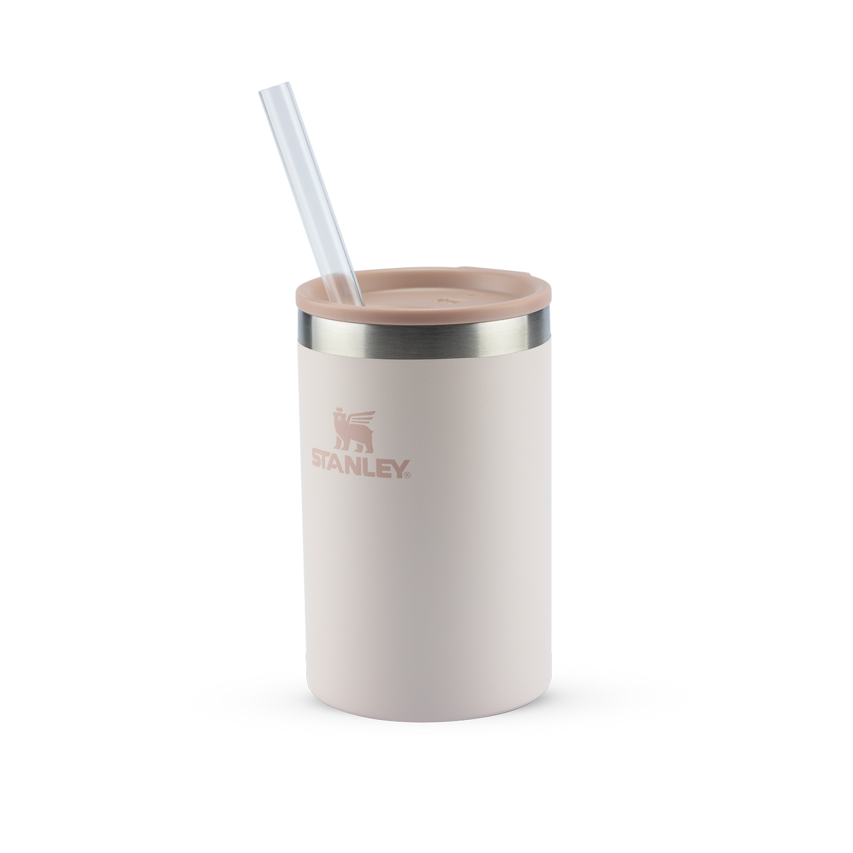 Can Cooler com canudo Rose Quartz | 296ML