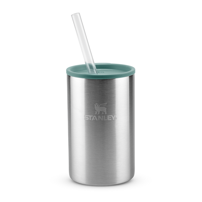 Can Cooler com canudo Stainless Steel Shale | 296ML