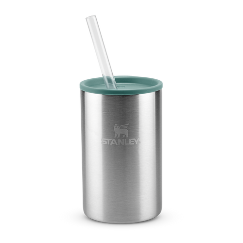 Can Cooler com canudo Stainless Steel Shale | 296ML